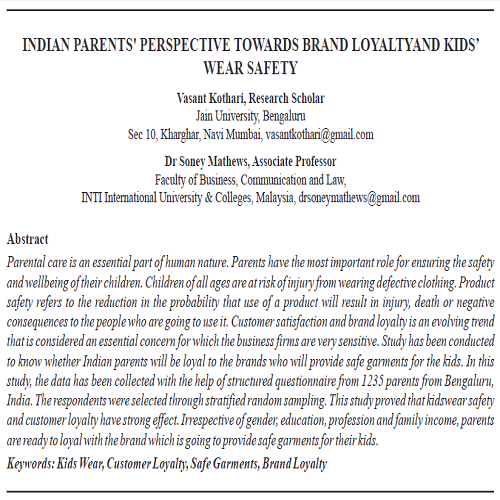 KidsWearSafetyandBrandLoyalty