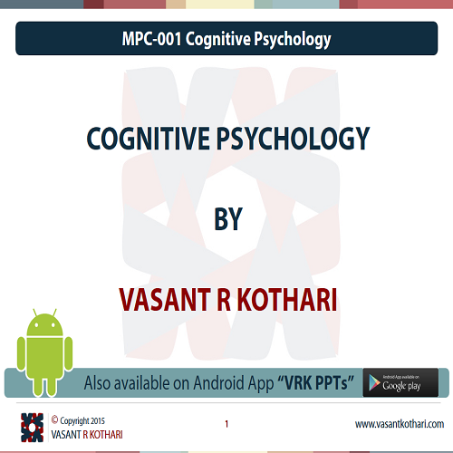 MPC-001CognitivePsychologyLearningandMemory