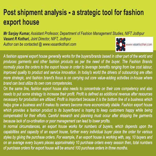 PostShipmentAnalysis