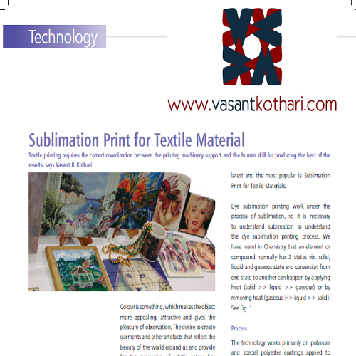 SublimationPrintforTextileMaterial