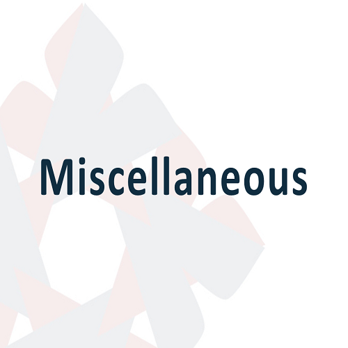Miscellaneous